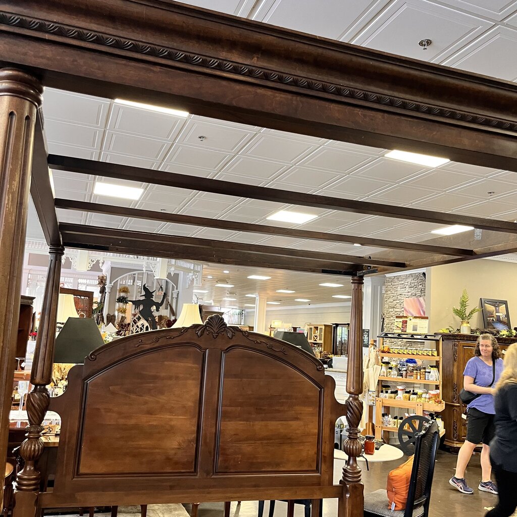 Orig Price $3500 - King Canopy Bed