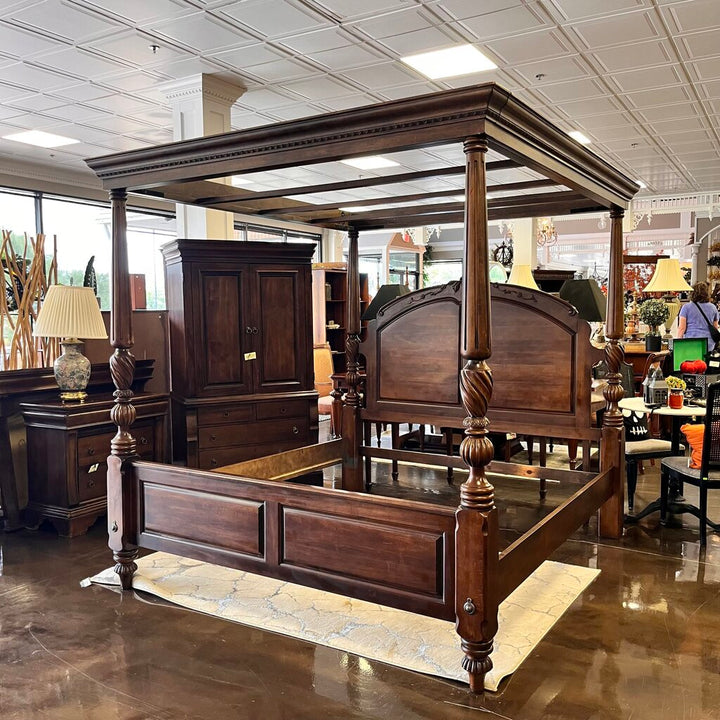Orig Price $3500 - King Canopy Bed