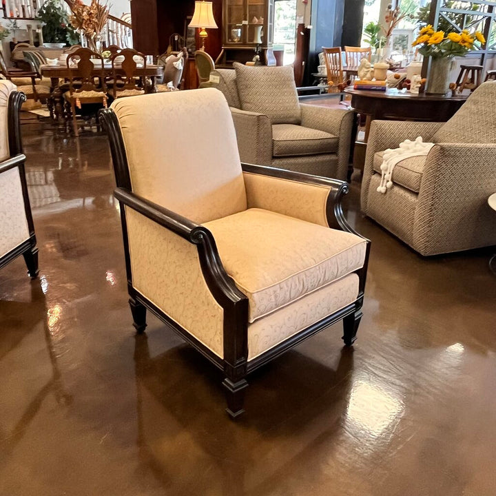 Wood Framed Accent Chair