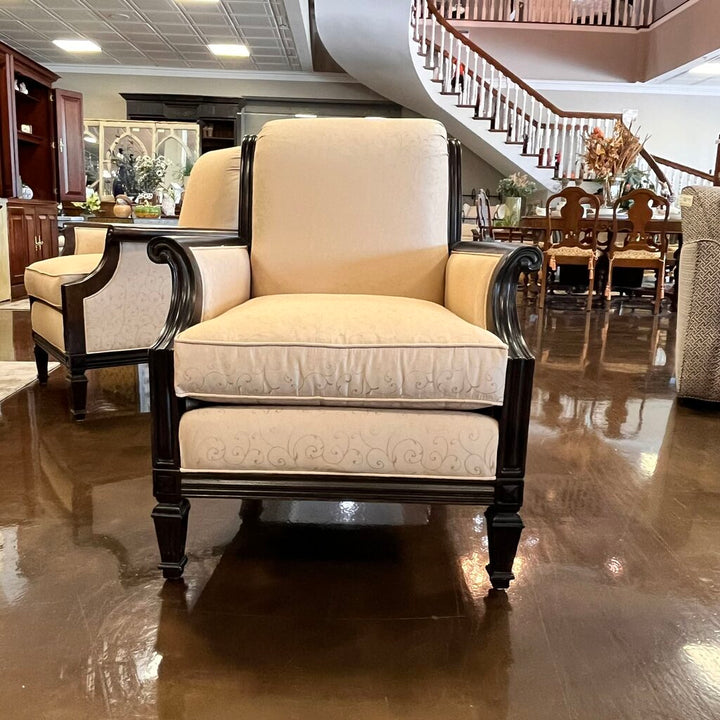Wood Framed Accent Chair