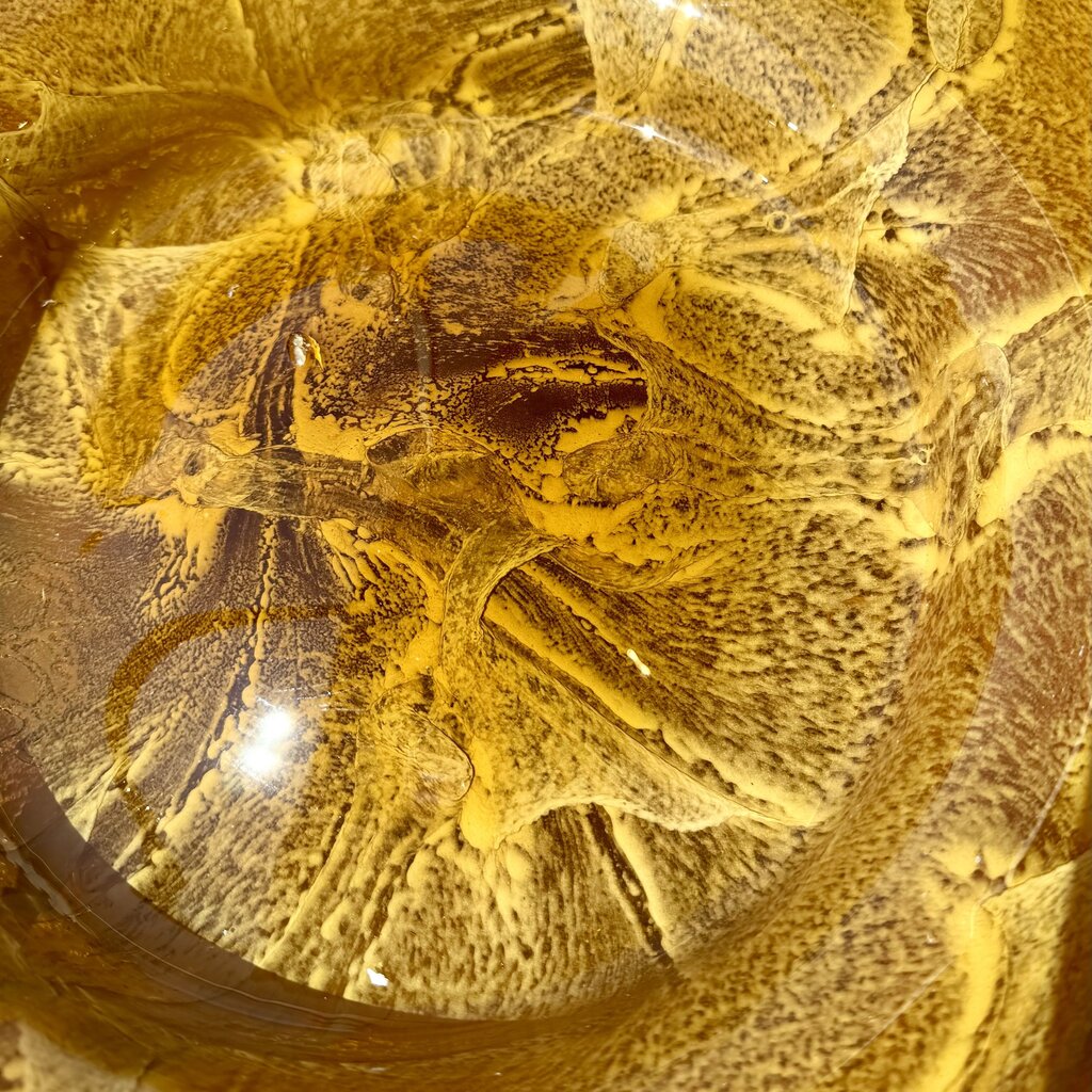 Orig. Price $495 - Art Glass Centerpiece Plate