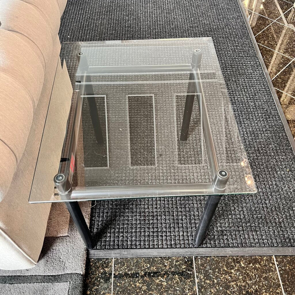 Glass End Table