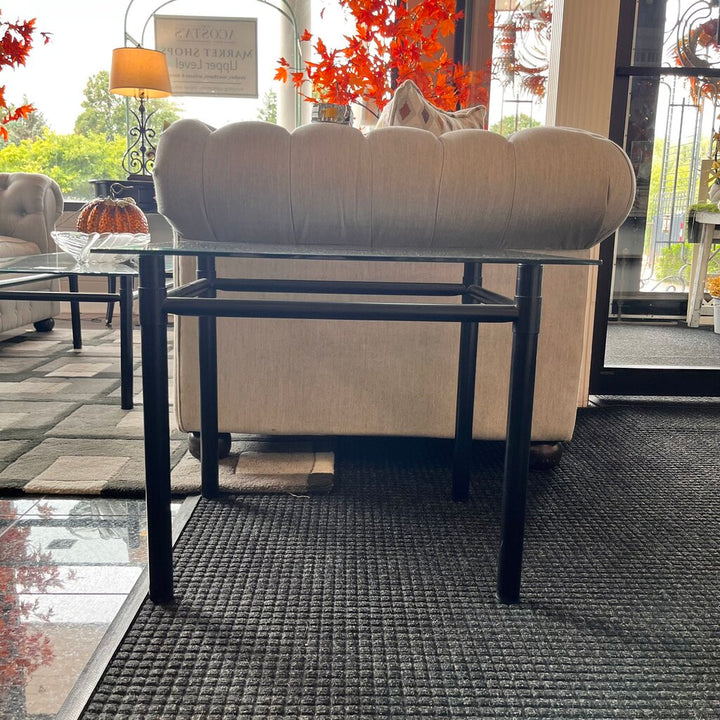 Glass End Table