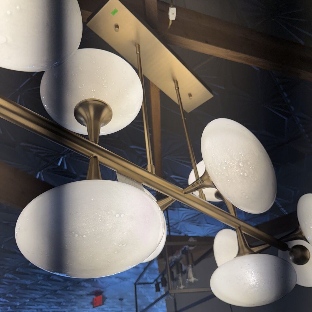 Orig Price $2000 - 12 Light Vienna Linear Chandelier
