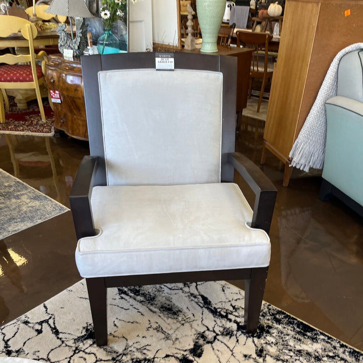 Orig Price $600 - Wood Framed Accent Chair