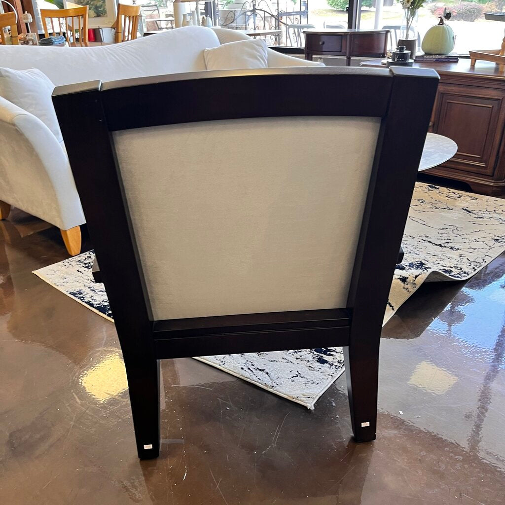 Orig Price $600 - Wood Framed Accent Chair