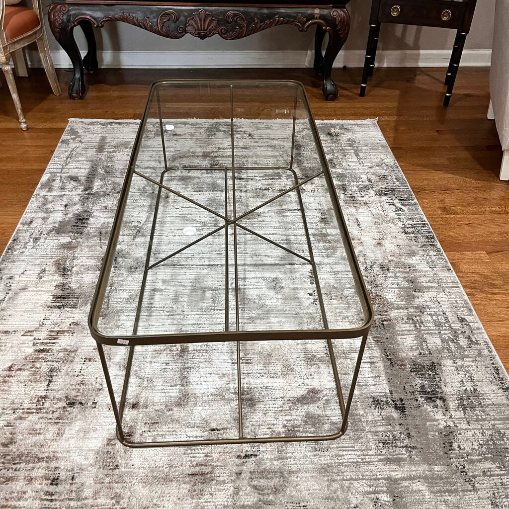 Orig Price $1200 - Lucas Glass Cocktail Table