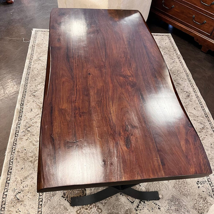 Orig Price $949 - Wood & Iron Cocktail Table
