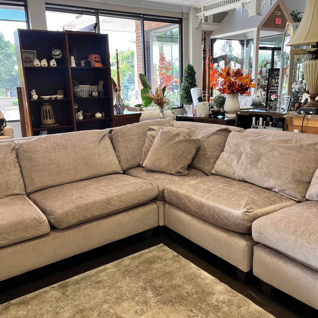 Orig Price $10000 - 5 Piece Sectional w/ Chaise