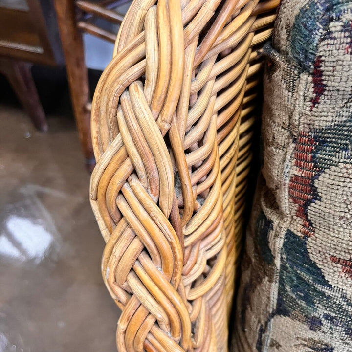 Rattan Chair w/ Cushion