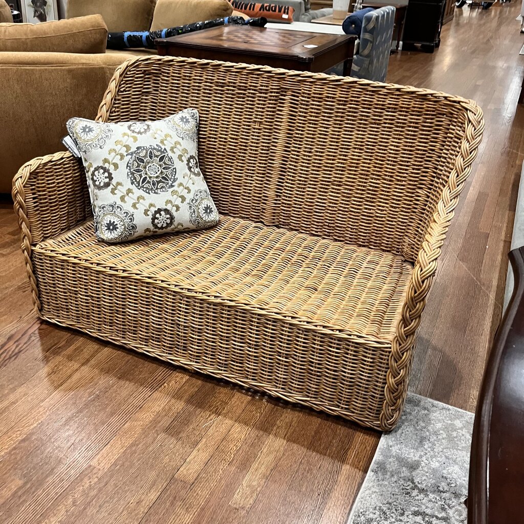 Rattan Loveseat
