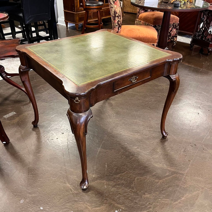 Orig Price $2000 - Game Table with Leather Top