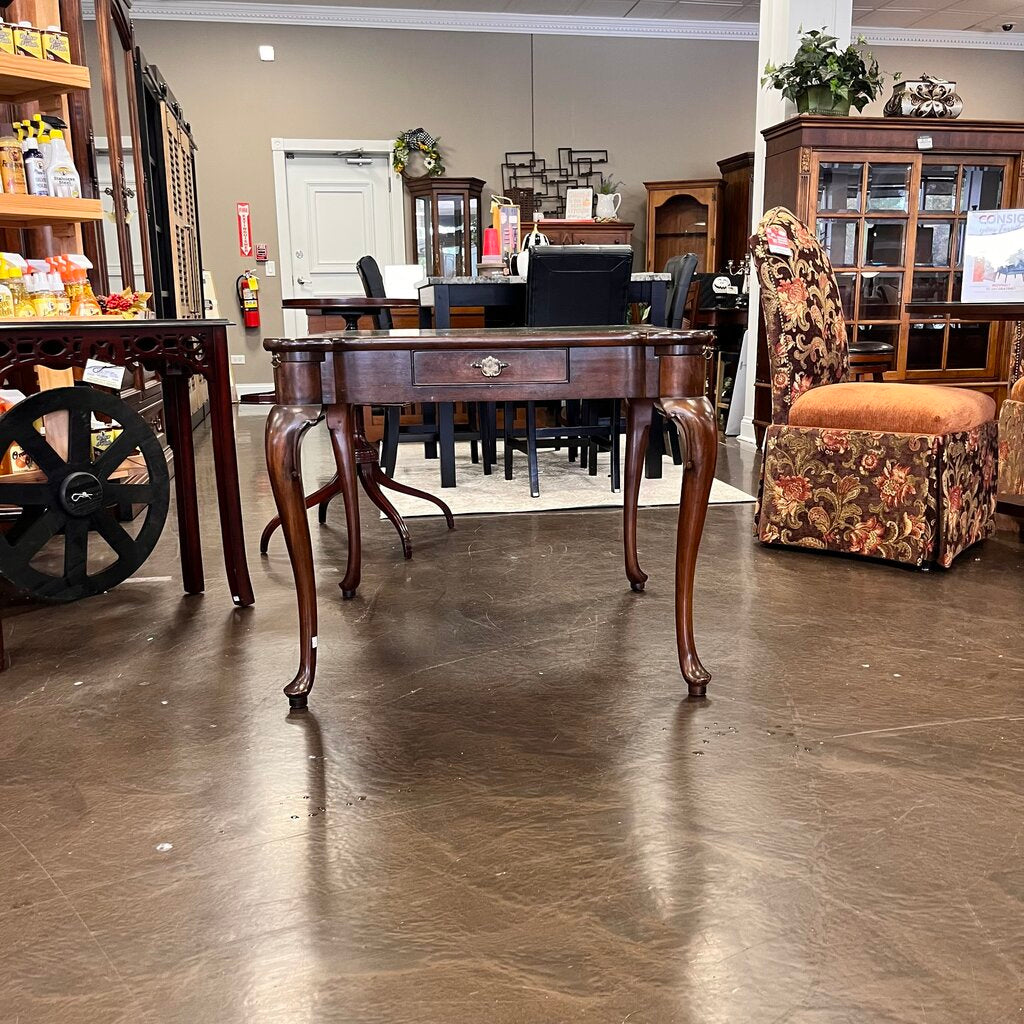 Orig Price $2000 - Game Table with Leather Top