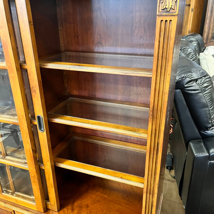 Curio Cabinet with Sliding Doors