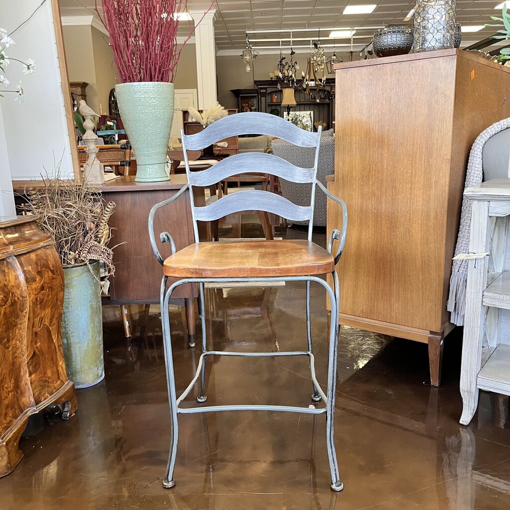 Ladder Back Bar Stool
