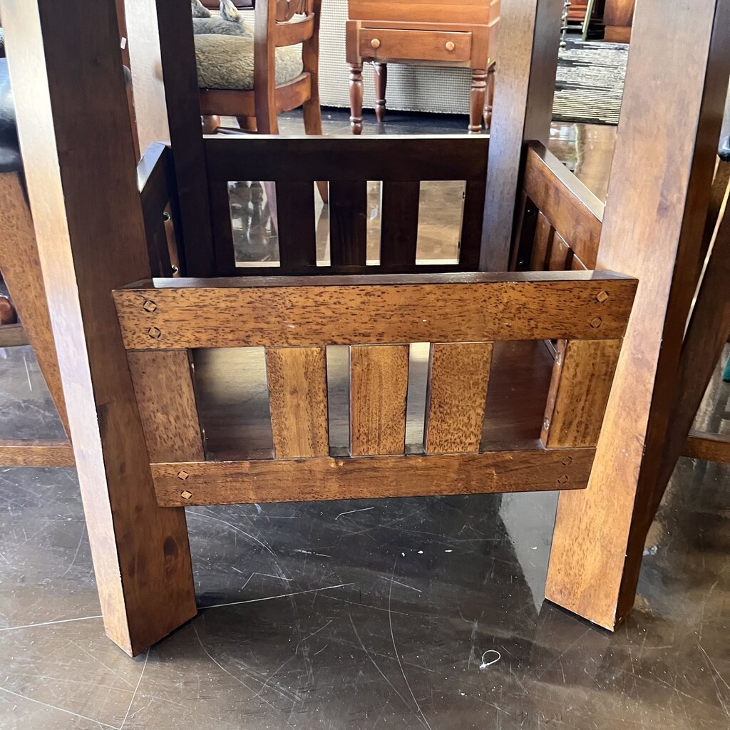 Pub Table w/ Tile Inset & 4 Stools