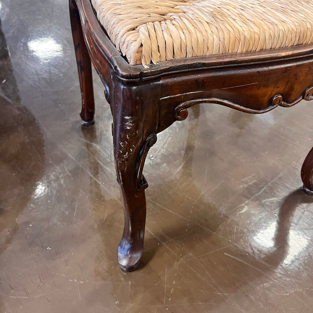 Orig Price $400 - Dining Chair w/ Rush Seat