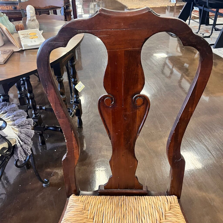 Orig Price $400 - Dining Chair w/ Rush Seat