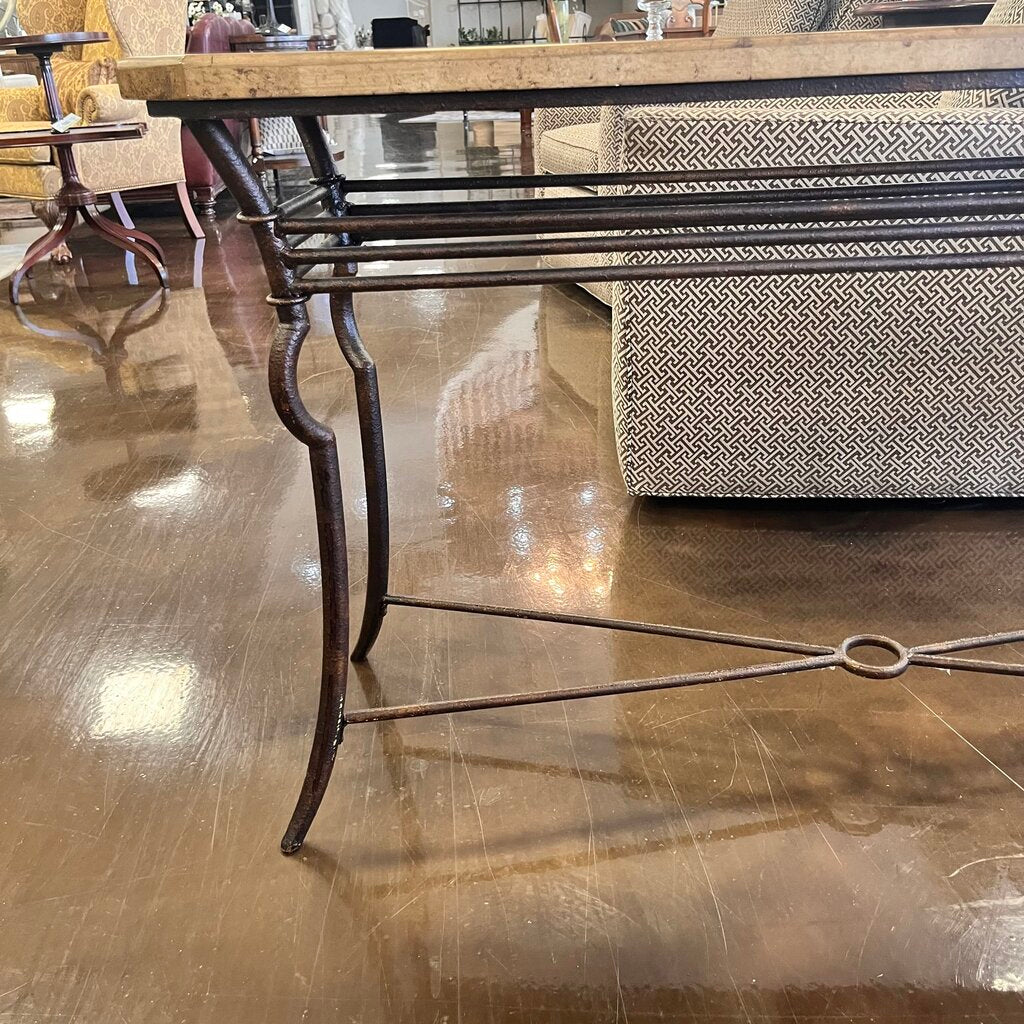 Orig Price $650 - Sofa table w/ Inlaid Top