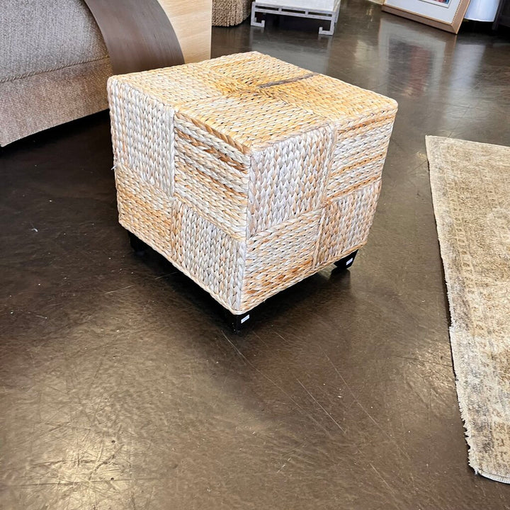 Rattan Ottoman