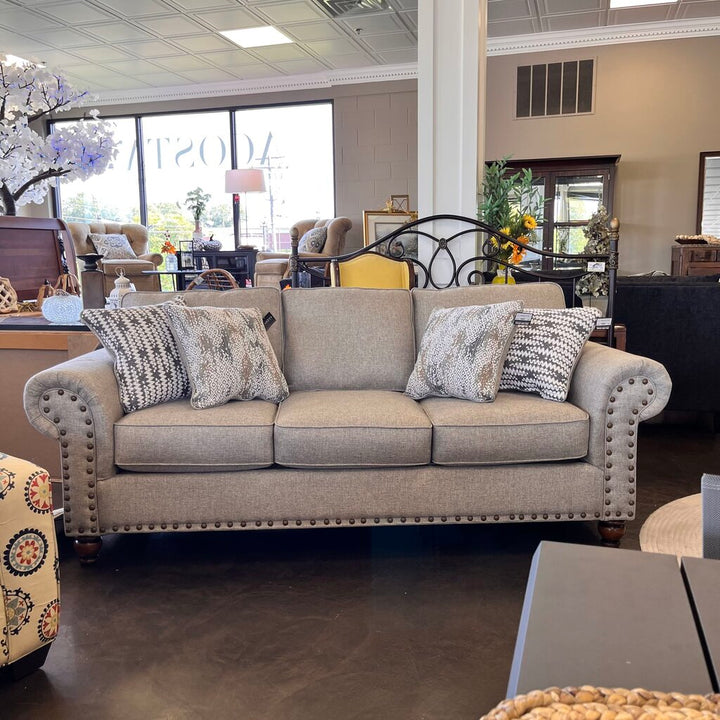 (BRAND NEW) Sofa w/ Nailhead Trim