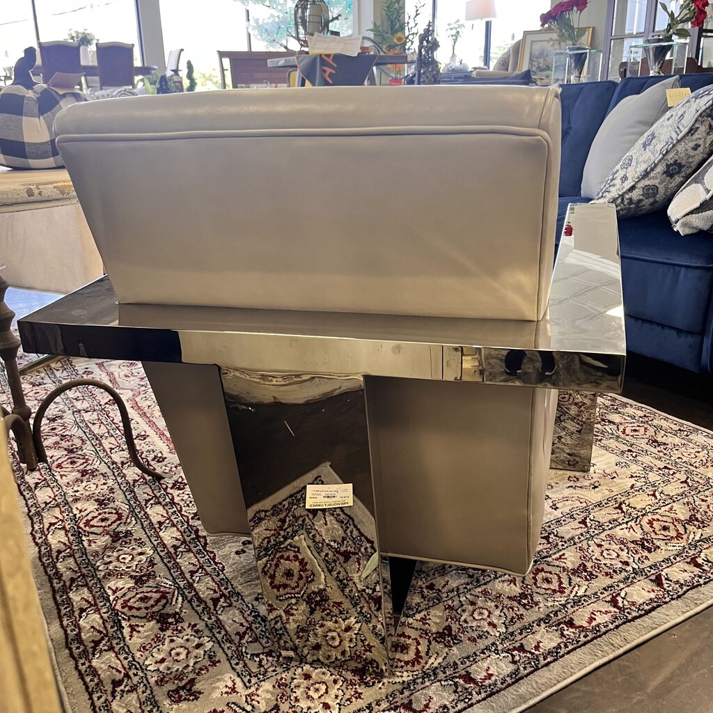 Orig Price $6000 - Leather & Chrome Chair