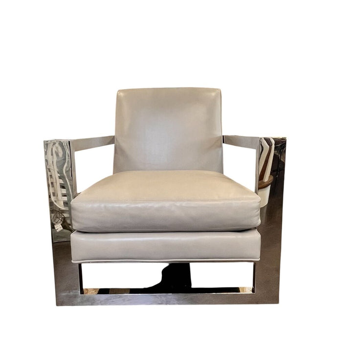 Orig Price $6000 - Leather & Chrome Chair