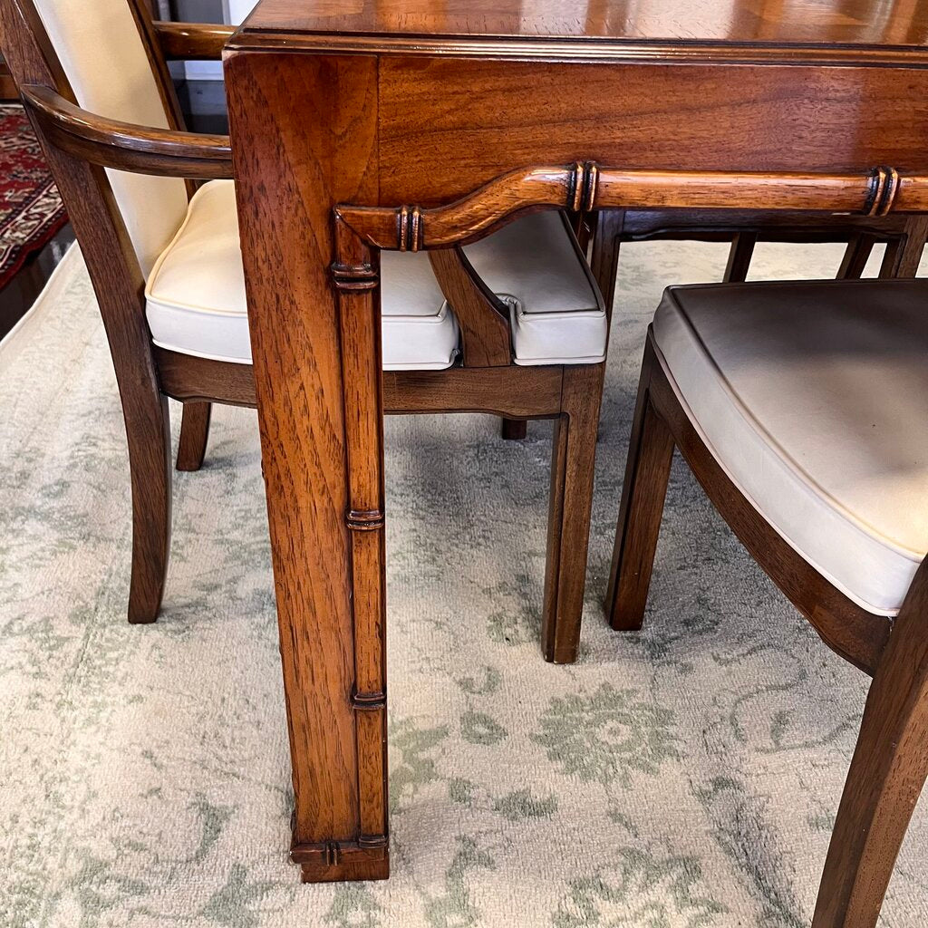 Dining Set w/ 6 Chairs & 2 Leaves