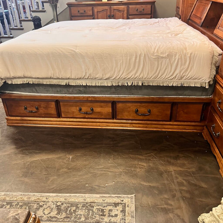 Orig price $4398 - King Bed w/ Storage