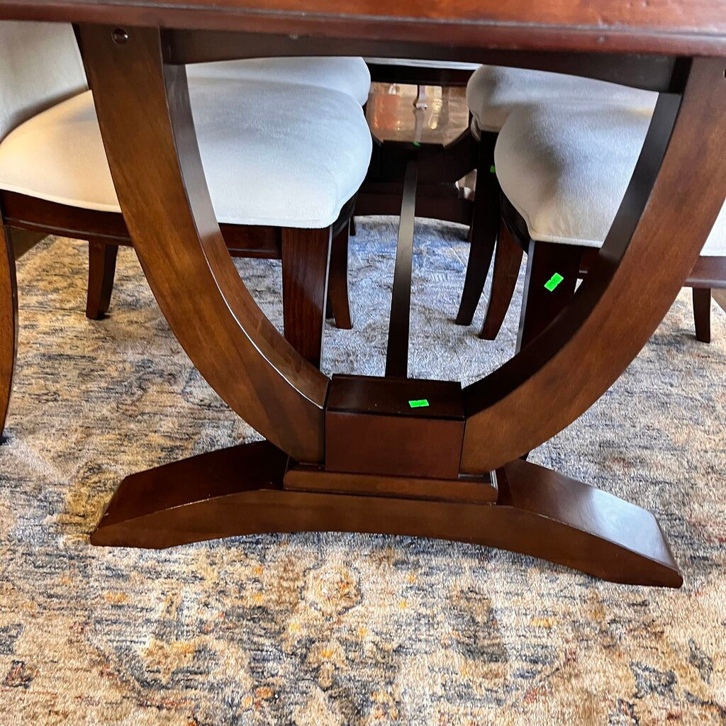 Orig Price $2765 - Dining Table w/ 2 Leaves & 8 Chairs