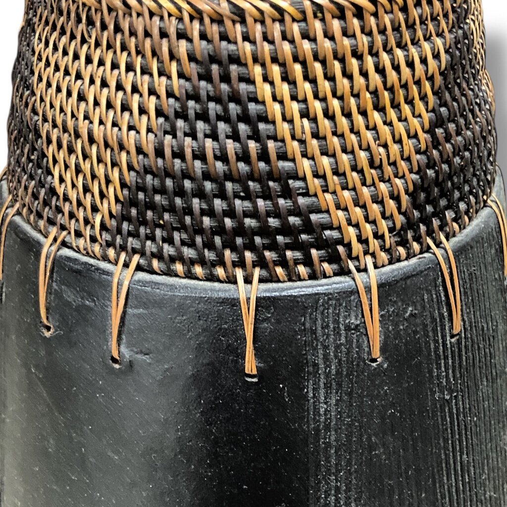 5 Decorative Tribal Paddles in a Floor Vase