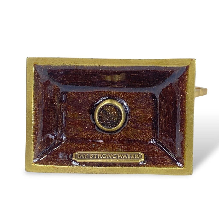 Jeweled Enamel Cross on Stand