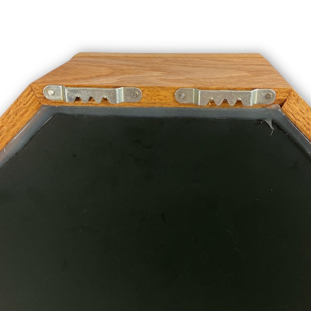 Octagon Wood & Glass Display Case