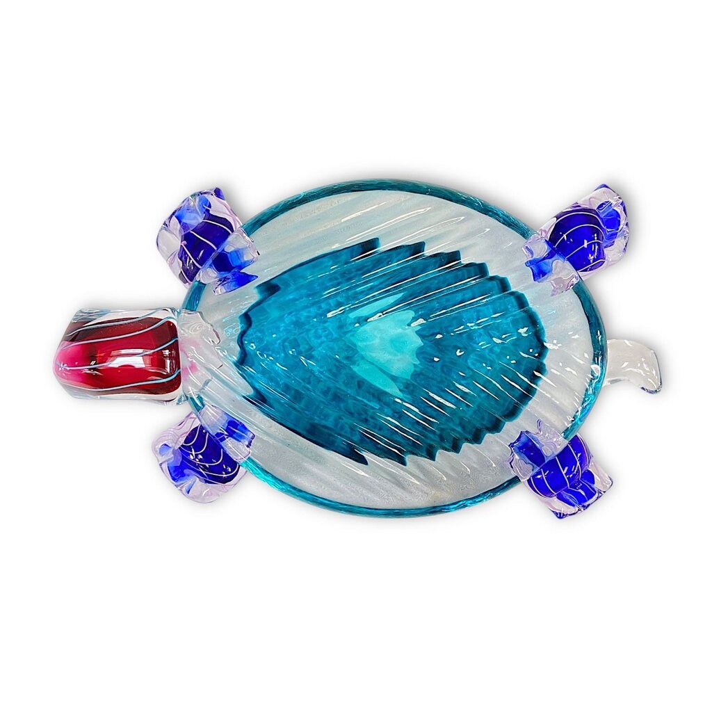 Small Art Glass Turtle Sculpture