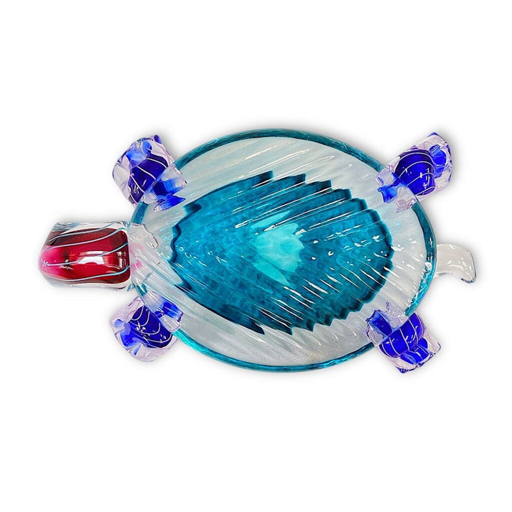 Small Art Glass Turtle Sculpture