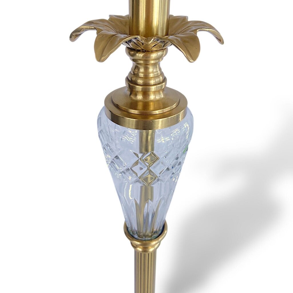Brass & Crystal Pineapple Buffet Lamp