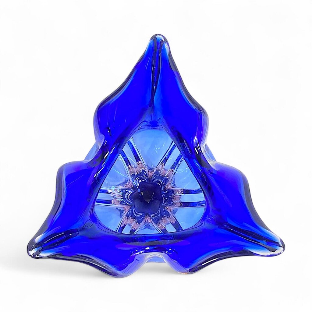 Large Art Glass Flower Vase