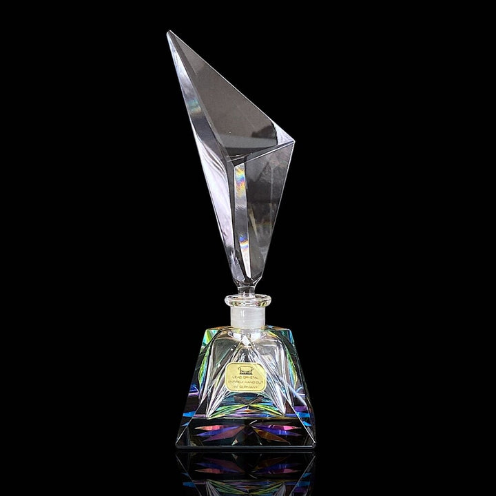 Cut Crystal Perfume Bottle with Stopper