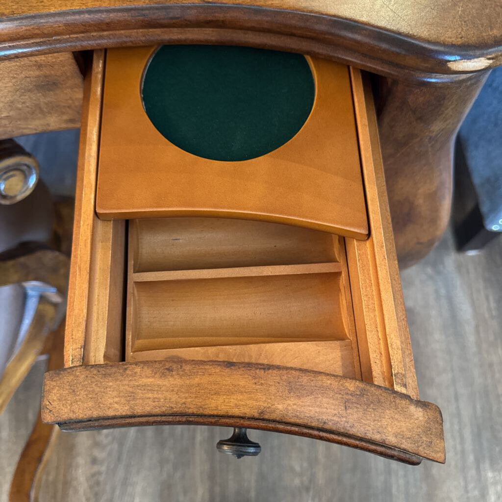 Upscale Game Table with Rolling Chairs