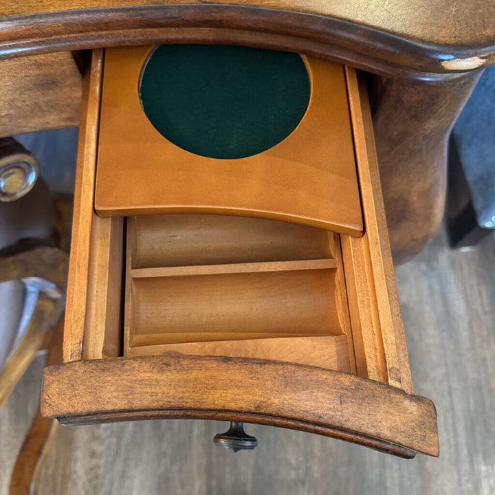 Upscale Game Table with Rolling Chairs