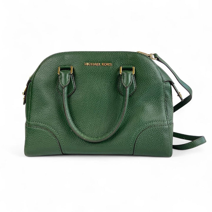 Leather Hattie Satchel Bowling Bag