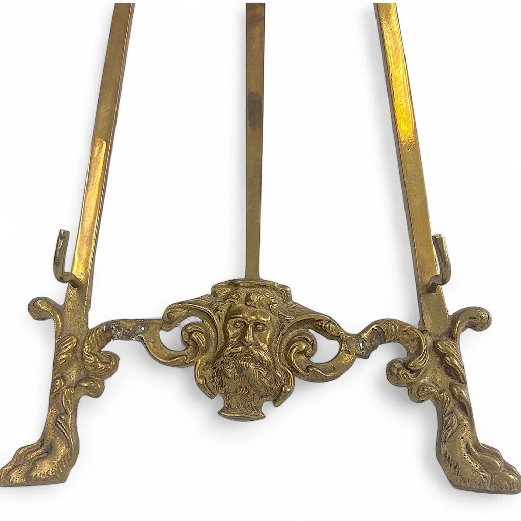 French Victorian Brass Easel