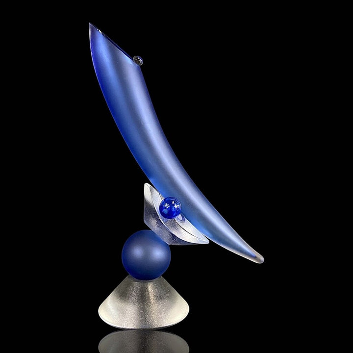 "Elements III" Blown Glass Sculpture Vase