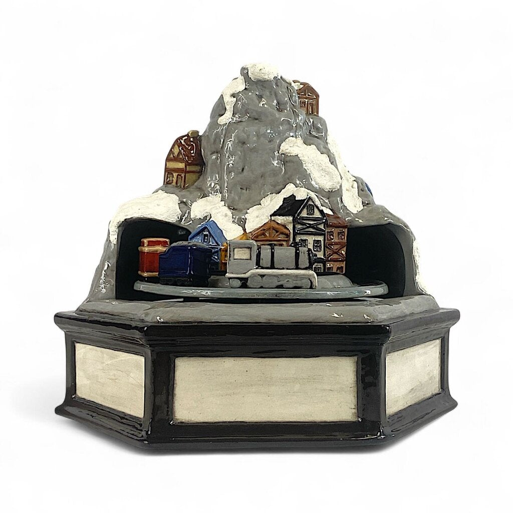 Winter Train Track Music Box