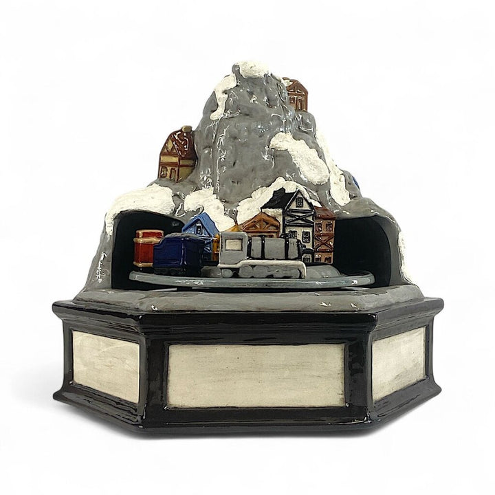 Winter Train Track Music Box