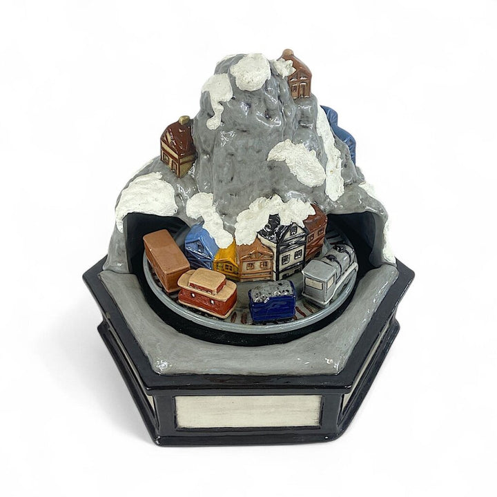 Winter Train Track Music Box