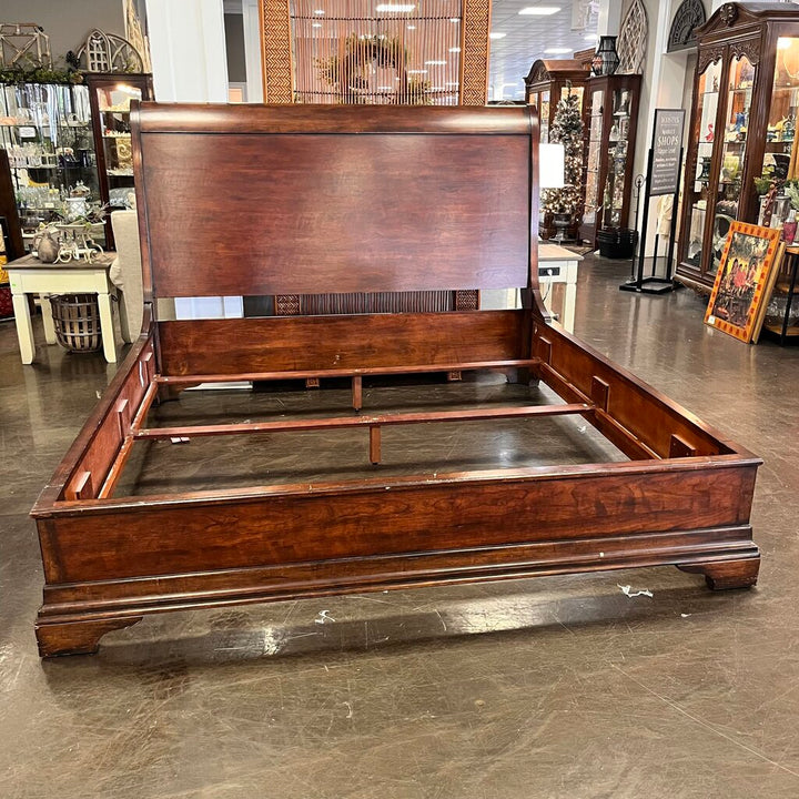 Orig Price $4000 - King Sleigh Bed