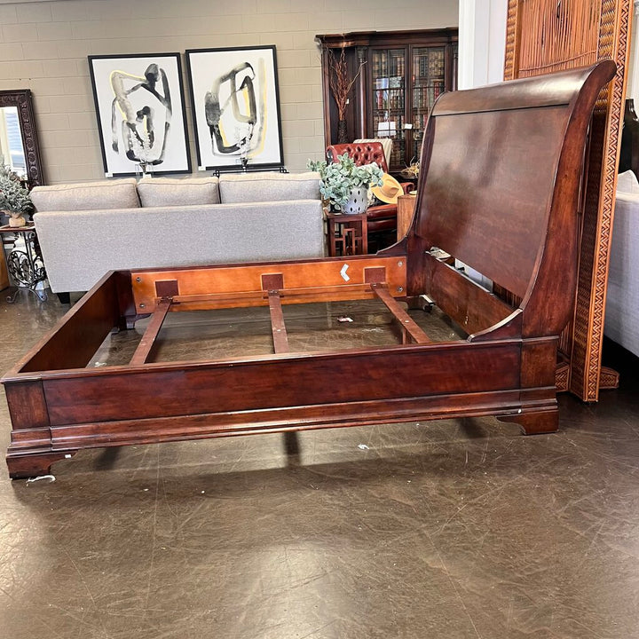 Orig Price $4000 - King Sleigh Bed