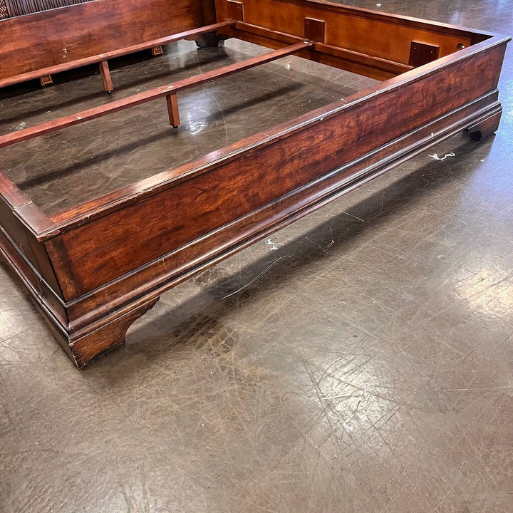 Orig Price $4000 - King Sleigh Bed