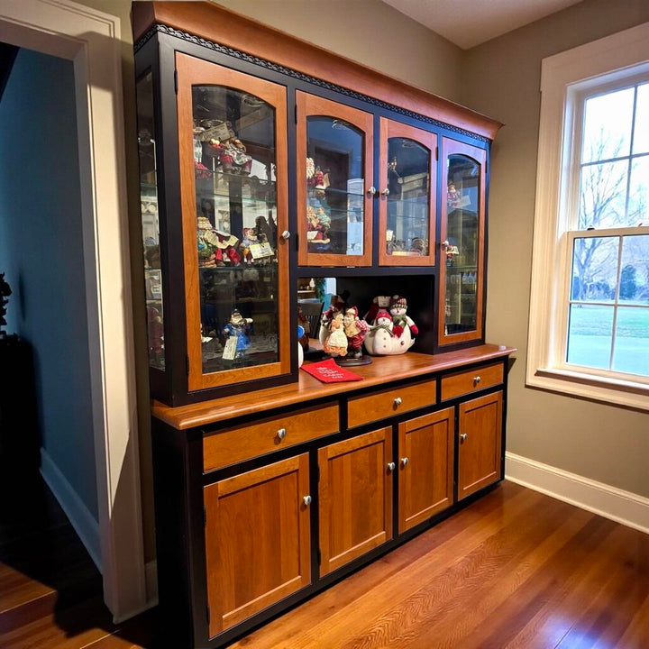 Orig Price $5998 - Two-tone Cabinet with Hutch